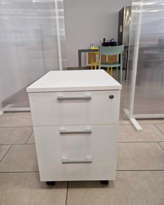 Cassettiera con rotelle, 3cassetti 42 x 60 x 55 cm