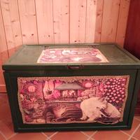 baule in legno vintage 