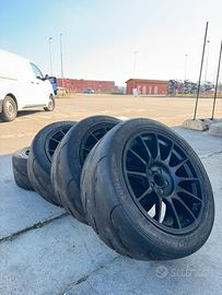 Cerchi ProTrack One 9x17 5x100 ET38 Gomme Nankang
