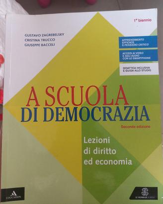 libro diritto ed economia "A scuola di democrazia"