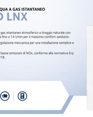 Scaldabagno a Camera aperta Chaffoteaux BRD LNX 11