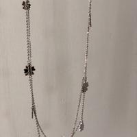 Collana 2jewels a doppia catenina con quadrifogli