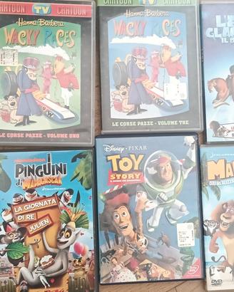 Lotto 6 DVD Film Animazione Bambini - Disney Pixar
