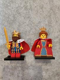 LEGO COL195 KING LEGO  COL243 QUEEN