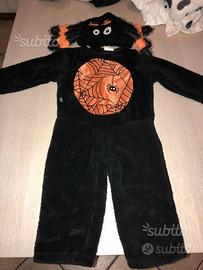 Vestito di carnevale ragno 2 anni