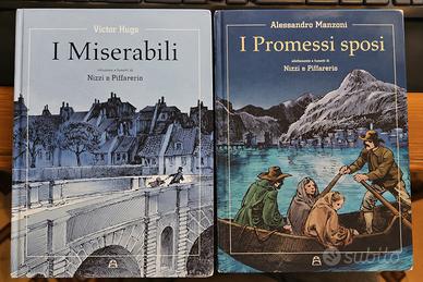 I Miserabili + I Promessi sposi a fumetti – 2 vol.