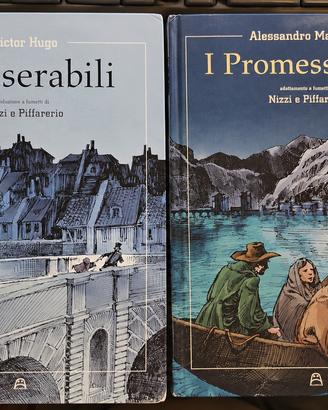 I Miserabili + I Promessi sposi a fumetti – 2 vol.