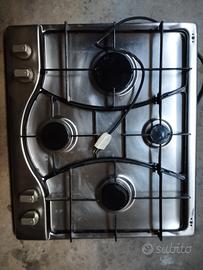 Piano Cottura a Gas 4 Fuochi Hotpoint Ariston - In