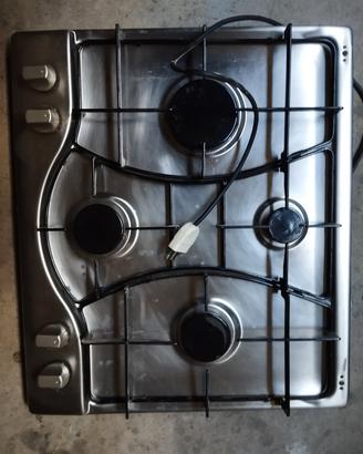 Piano Cottura a Gas 4 Fuochi Hotpoint Ariston - In