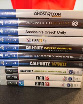 Giochi ps3 e ps4.