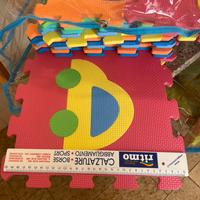 Tappeto gioco gomma bambini