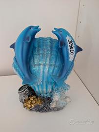 souvenir conchiglia con delfini jesolo