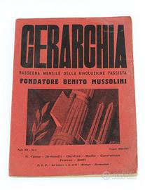 GERARCHIA - RASSEGNA RIVOL. giu.1939-XVII numero 6