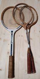 Tris di racchette vintage