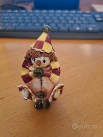 Clown di porcellana