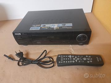 Philips VR 600 Lettore Vhs Con Telecomando.