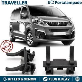 ADATTATORI PER Peugeot TRAVELLER montaggio LED H7