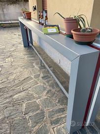 Tavolo lungo da muro, per pizzerie, bar, taverne..