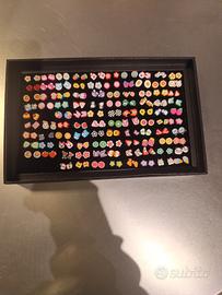 lotto 97 pezzi orecchini bimbi 