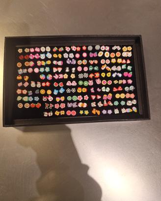 lotto 97 pezzi orecchini bimbi 