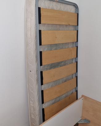 letto rete e materasso singolo e doppio