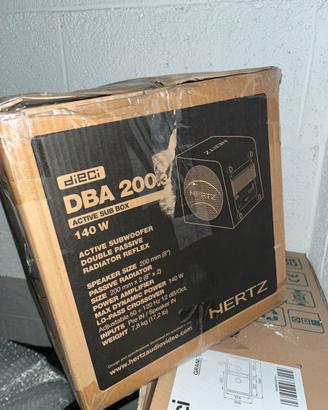 Subwoofer attivo auto dieci DBA 200.3 (140 W)