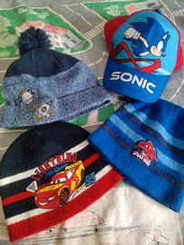 Cappelli bambino Sonic e personaggi
