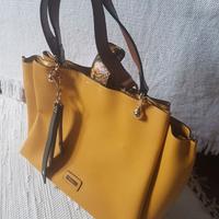 BORSA DONNA GIALLO-SENAPE (NUOVA)