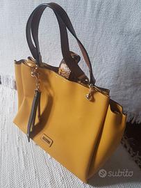 BORSA DONNA GIALLO-SENAPE (NUOVA)
