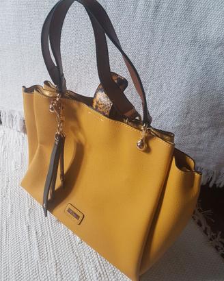 BORSA DONNA GIALLO-SENAPE (NUOVA)