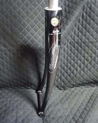 Forcella bici corsa carbonio Sintema monoscocca