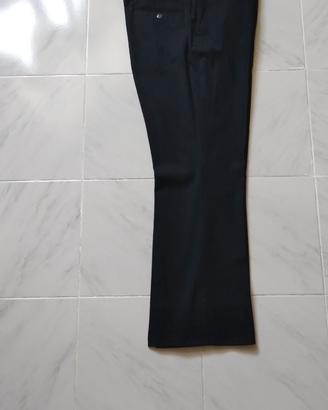 Pantaloni da donna neri gessato