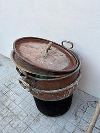 Pentole Antiche in Rame