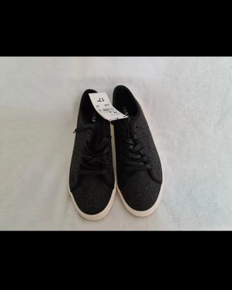 Sneakers simil superga grigio scuro tg.38 nuove