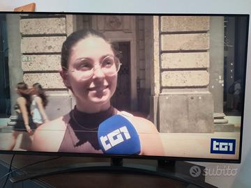 televisore Smart TV LG 49" 4K NanoCell - con riga