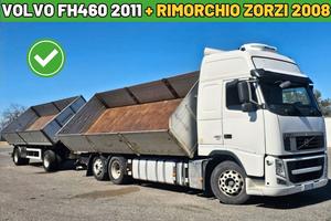 Camion ribaltabile Volvo FH 460 + rimorchio ribalt