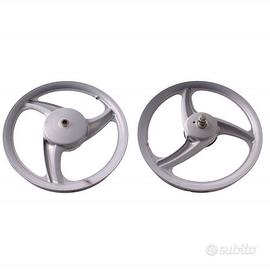 Coppia ruote lega Ciao da 16 con tre razze elicoid