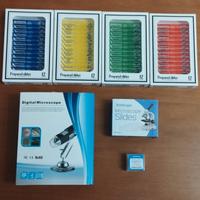 Kit microscopio digitale 1000x + vetrini