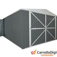 Box auto in Acciaio lamiera 360x514 grigio scuro