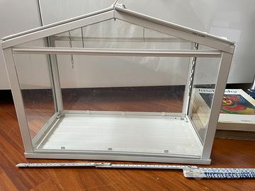 serra apribile regolabile, in metallo e vetro