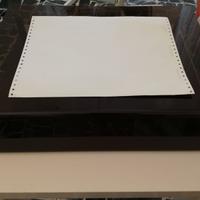 Supporto carta e stampante 132 colonne plexiglass