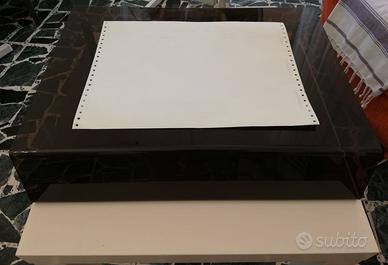 Supporto carta e stampante 132 colonne plexiglass