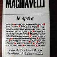 Machiavelli le Opere Editori Riuniti