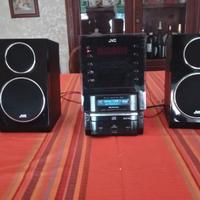 RADIO FM e CD  HiFi JVC UX-LP5, MP3 USB