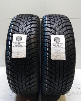 2 gomme 205 60 16 bridgestone a29550