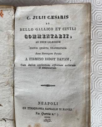 C. Julii Caesaris De bello Gallico et civili