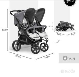 Passeggino gemellare Hauck