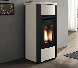 STUFA A PELLET ECOFIRE IDRO13 PALAZZETTI BEIGE