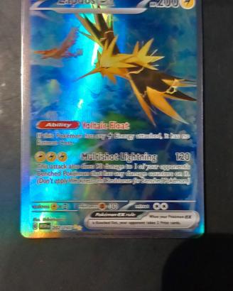 pokemon Zapdos ex  202/165  Scarlet & Viol