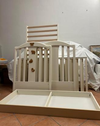 Letto con tastiera per bambini età 0-12 anni
